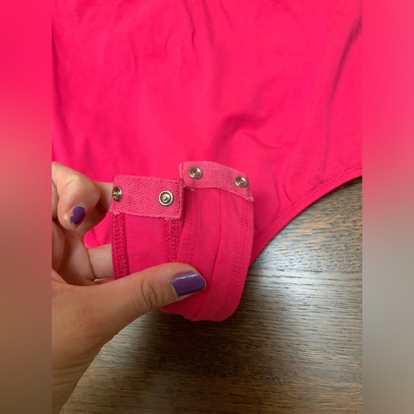 SUPERDOWN REVOLVE Stef Bustier Strapless Bodysuit Hot Pink Women’s Size Medium - Picture 8 of 15